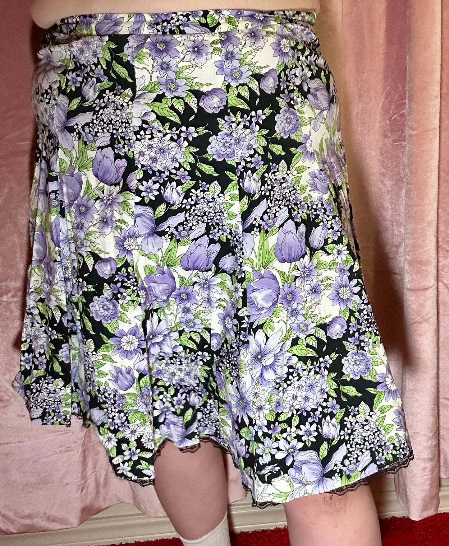 Purple Floral Skirt (14)