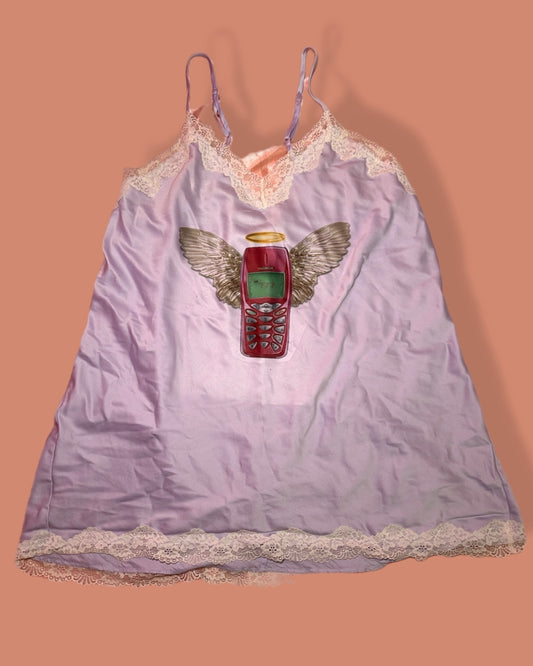 Angel Phone Slip Dress (XXL)