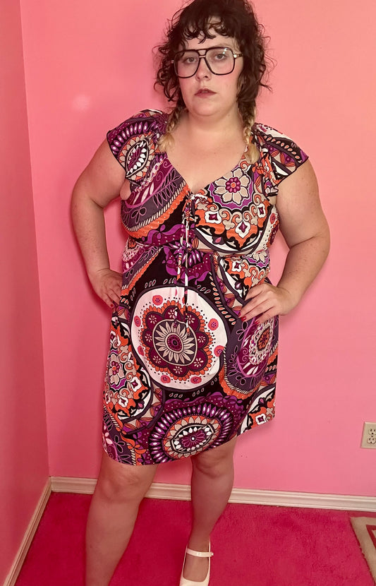 Groovy Y2K Dress (XL)