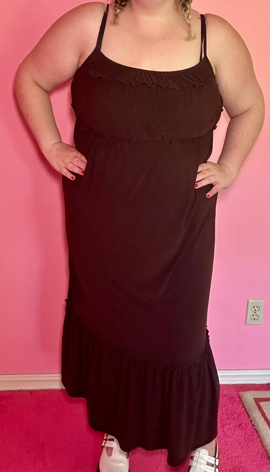 Brown Beachy Dress (XL)