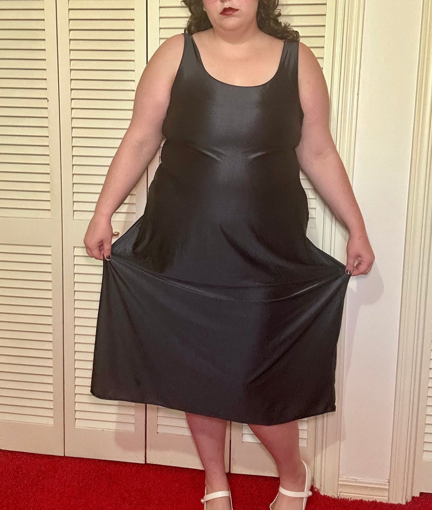 Black Slip Lingerie Dress (XL)