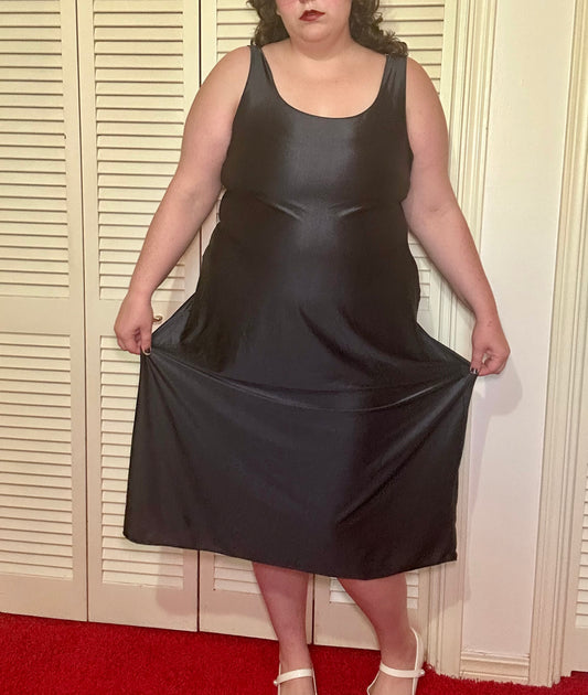 Black Slip Lingerie Dress (XL)