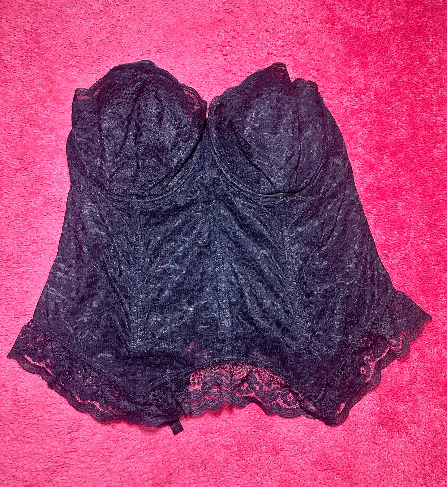 Black Lace Bustier (42 DD)