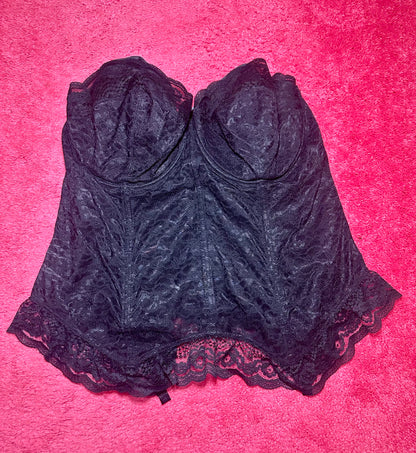 Black Lace Bustier (42 DD)