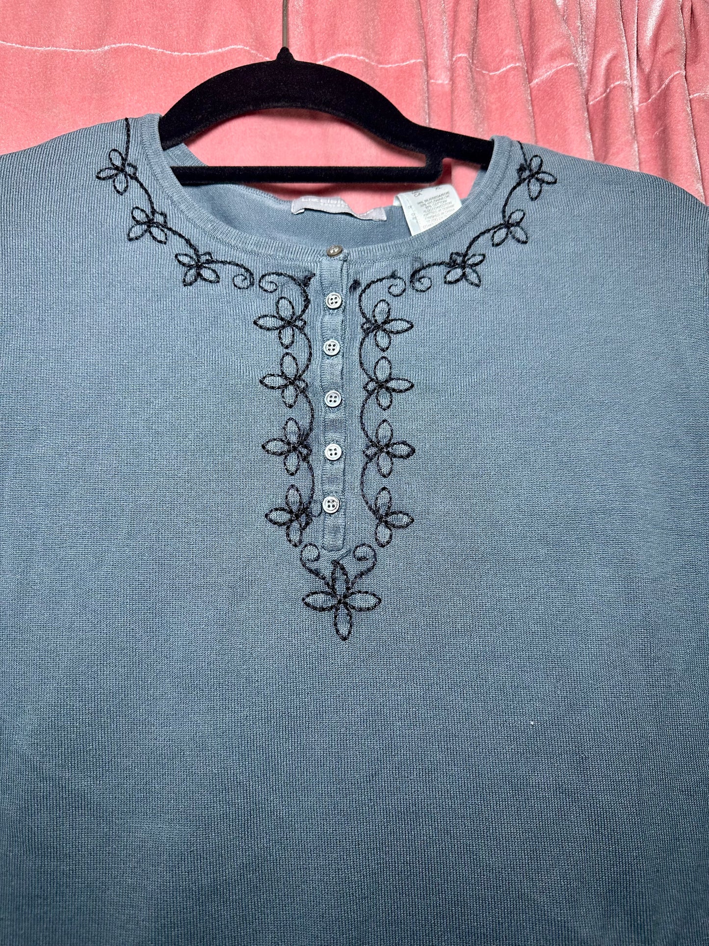 Grey Long Sleeve Top (XL)