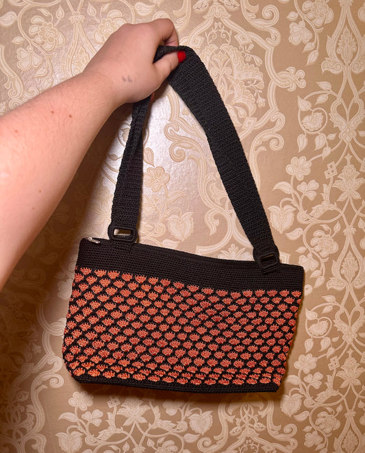 Orange Crochet Purse