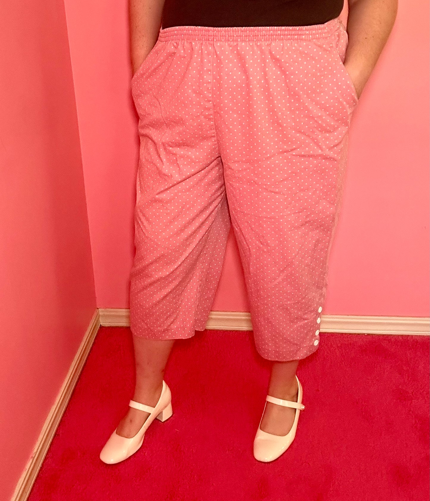 Pink Polka Dot Pant (2XL)