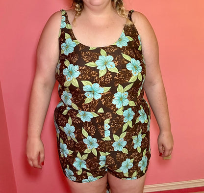 Leopard Floral Swimsuit (20)