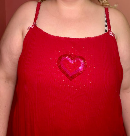 Red Heart Sequin PJs (22/24)