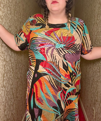 Reversible Chiffon Zebra Dress (18/20)