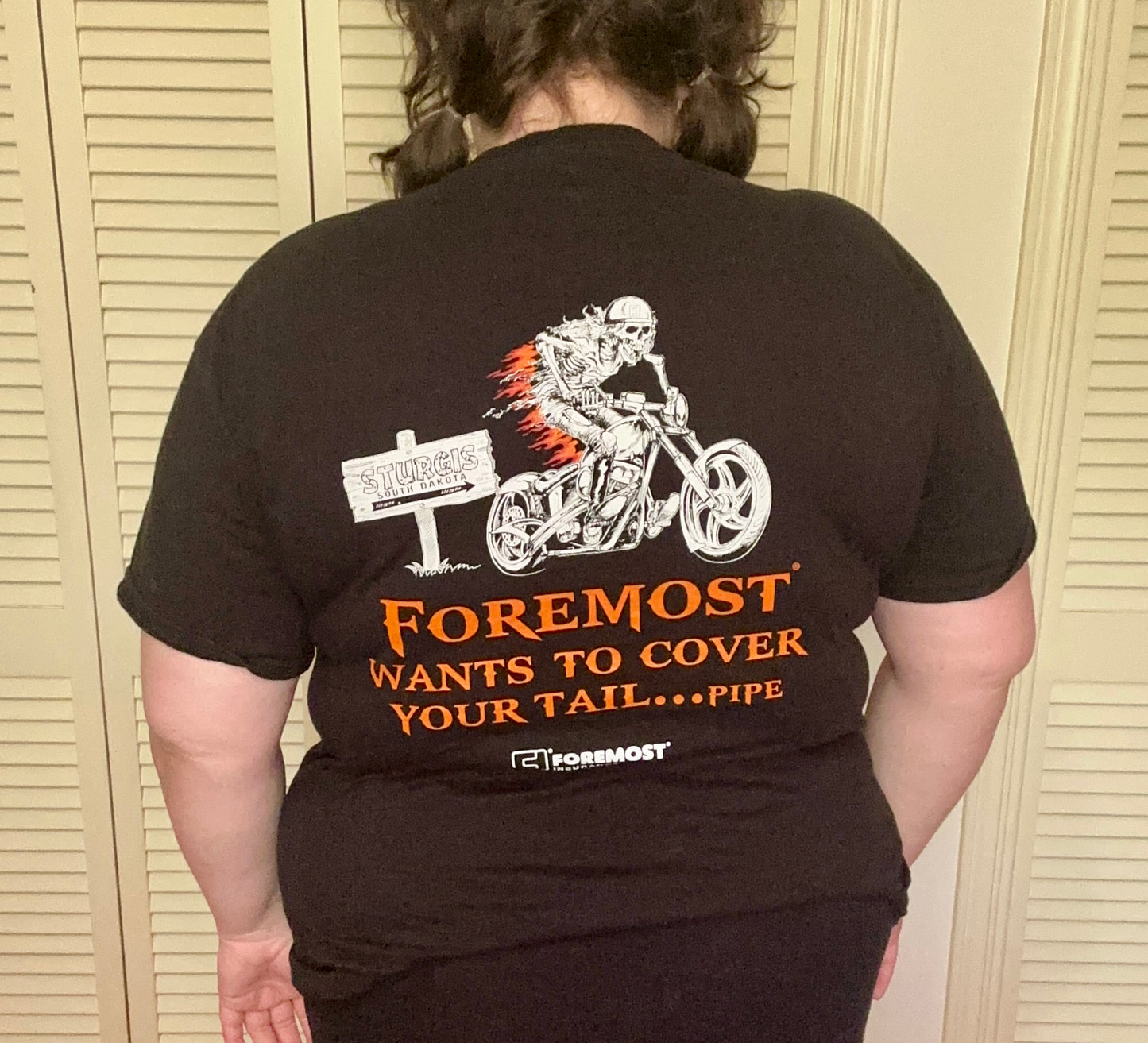 Riding Naked ? Biker T-Shirt (XL)