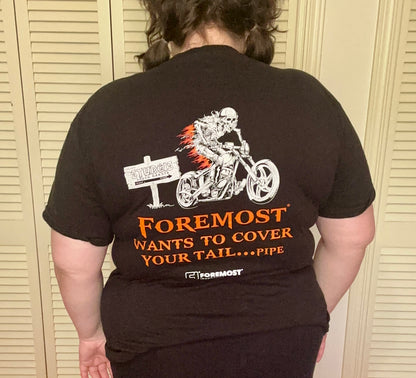 Riding Naked ? Biker T-Shirt (XL)