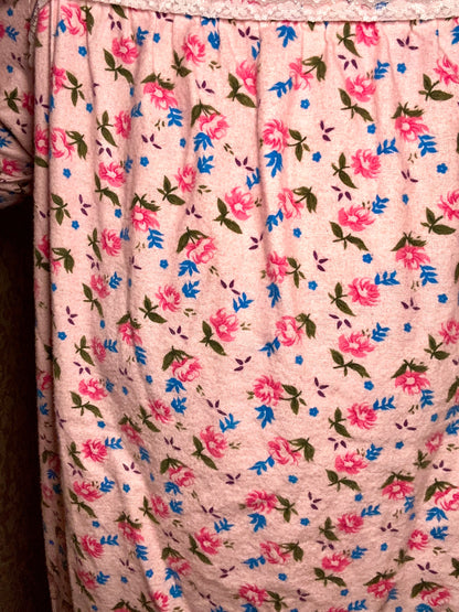 Pink Flannel Nightgown (2X)