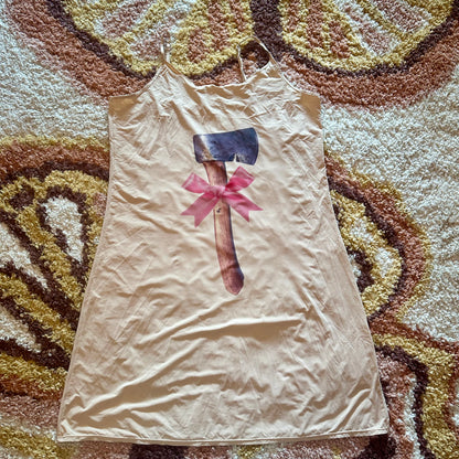 Hatchet Bow Slip Dress (XL)