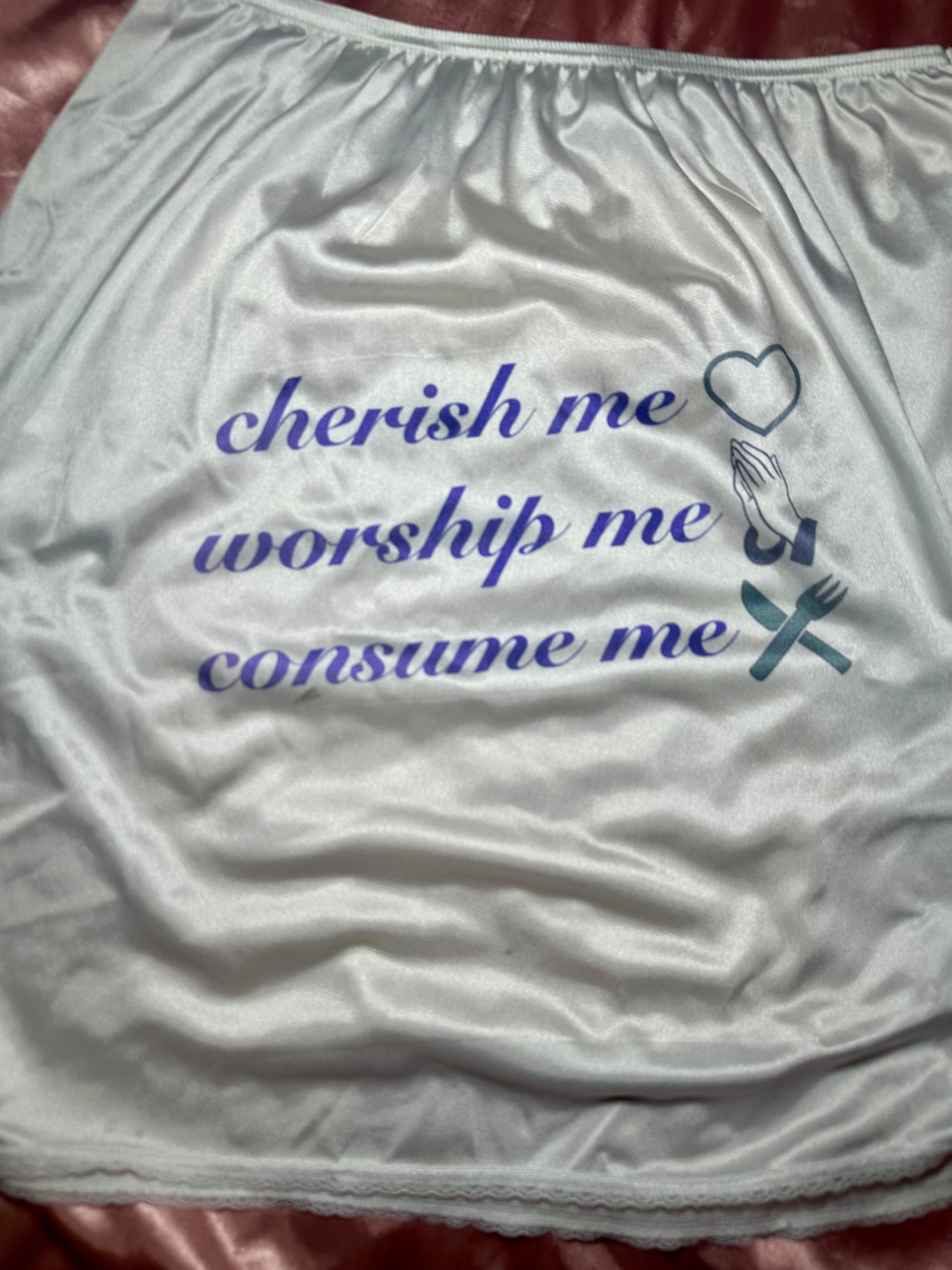 Cherish Me Slip Skirt (L)