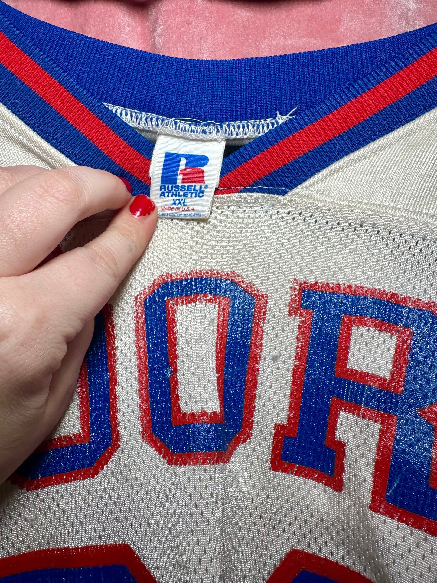 Distressed Football Jersey (XXL)