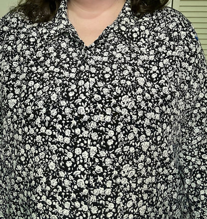 Black Rose Blouse (20W)