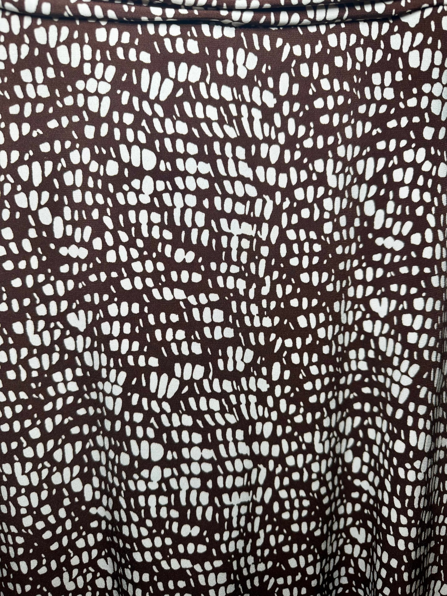 90s Brown and White Dress (16W)