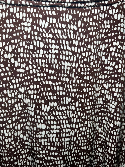 90s Brown and White Dress (16W)