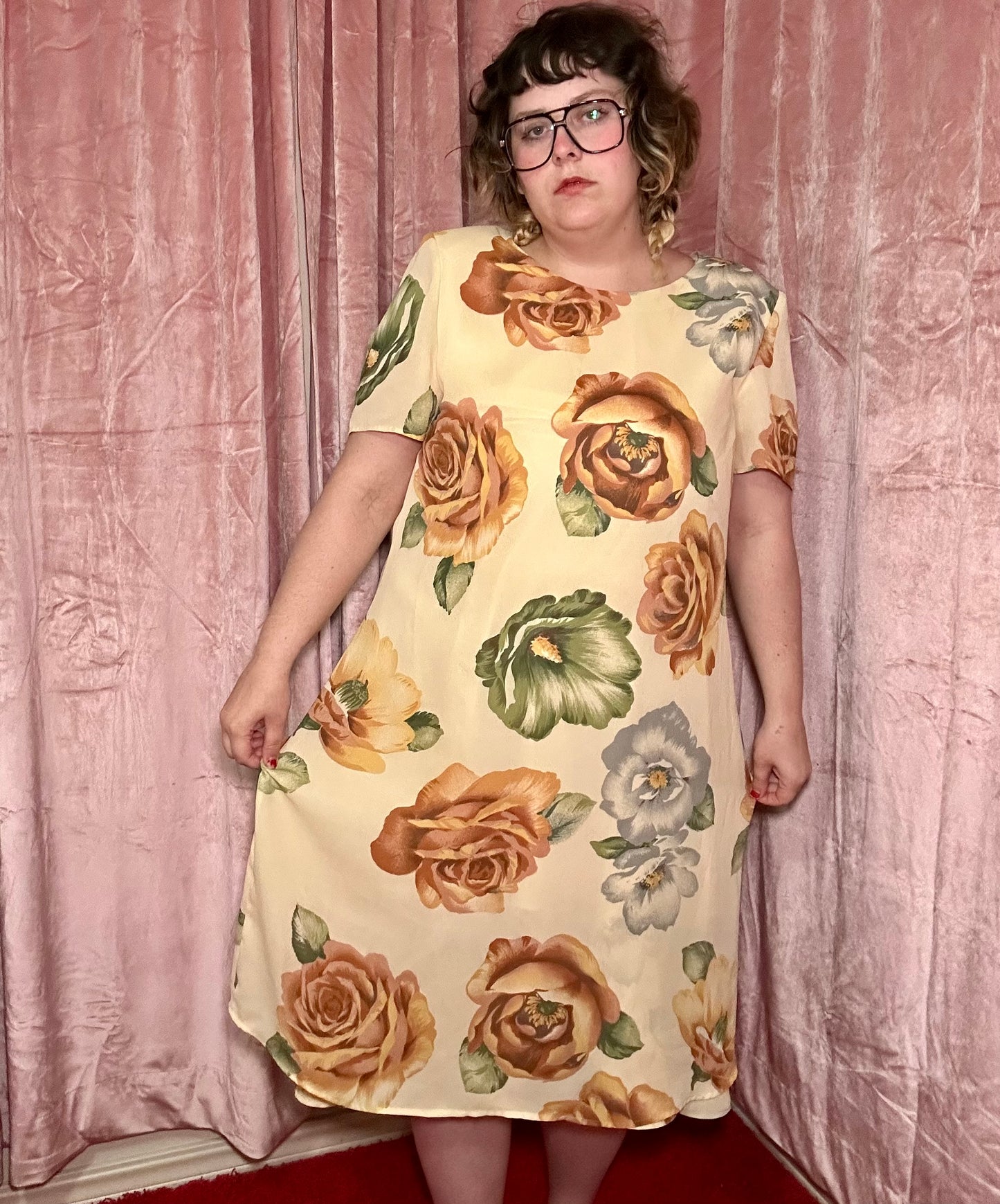 Cream Floral Dress (20)