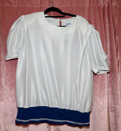 White Polka Dot Blouse (20)