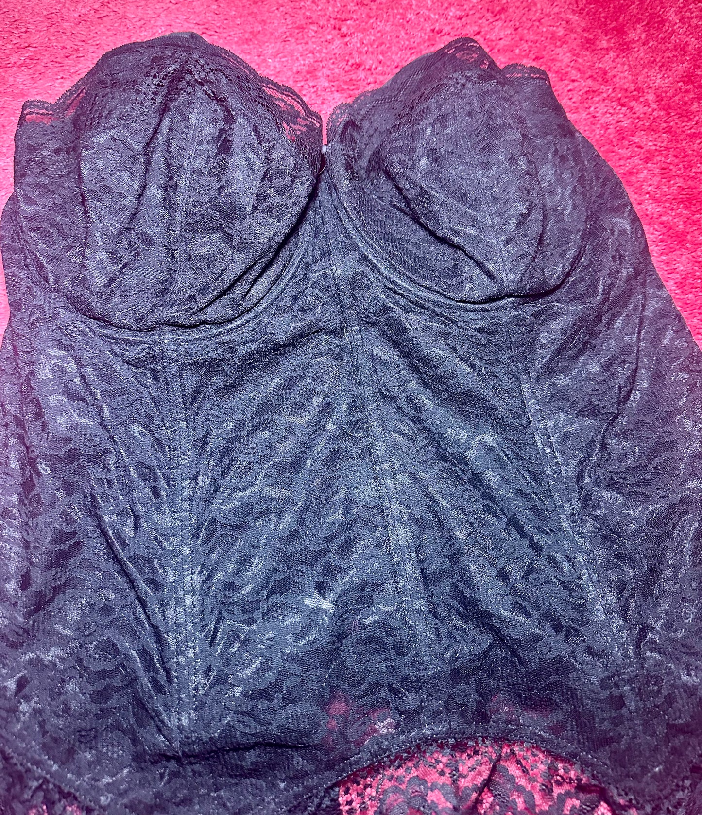 Black Lace Bustier (42 DD)