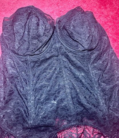 Black Lace Bustier (42 DD)