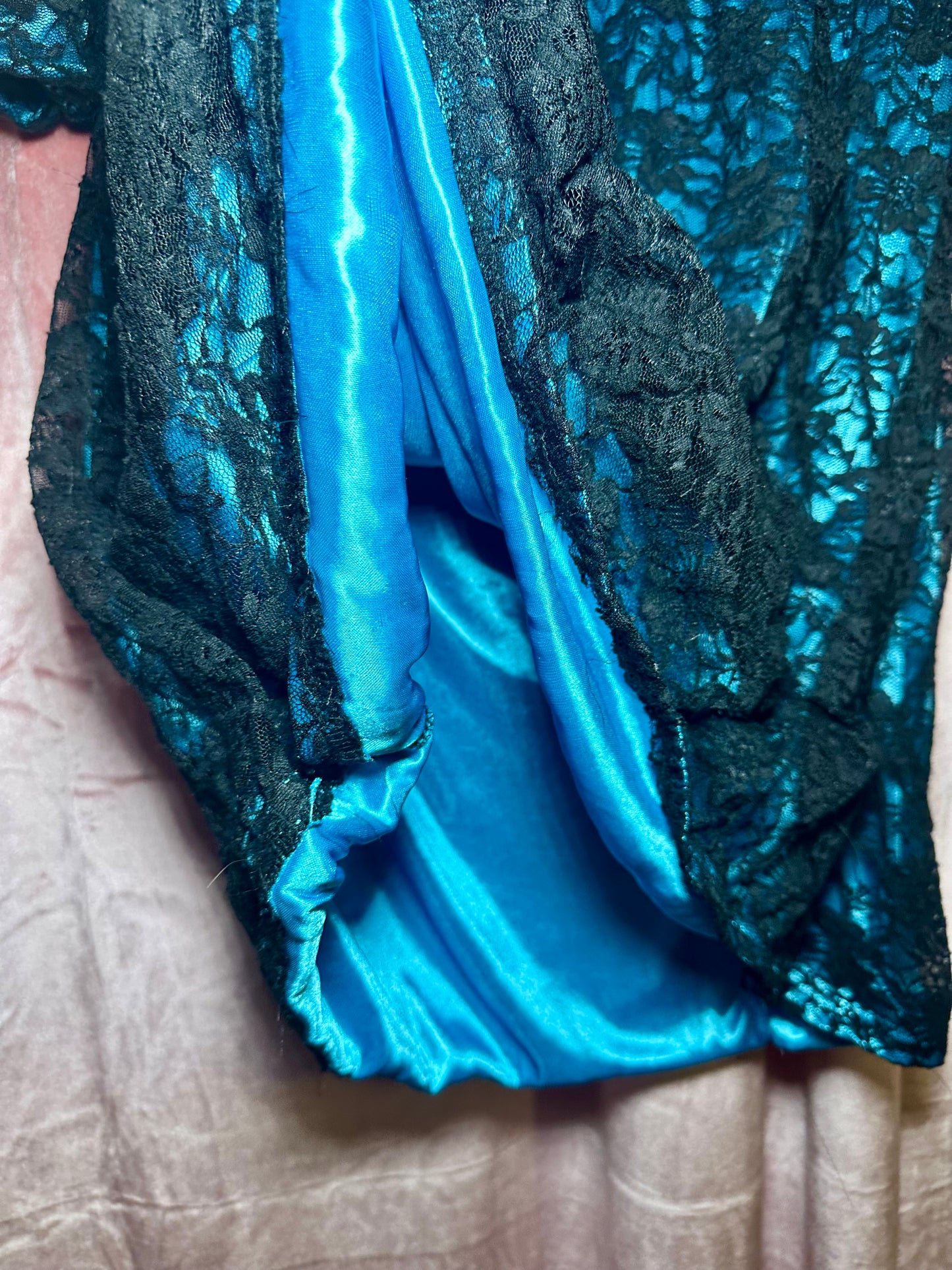 Blue Lace Dress (XL)