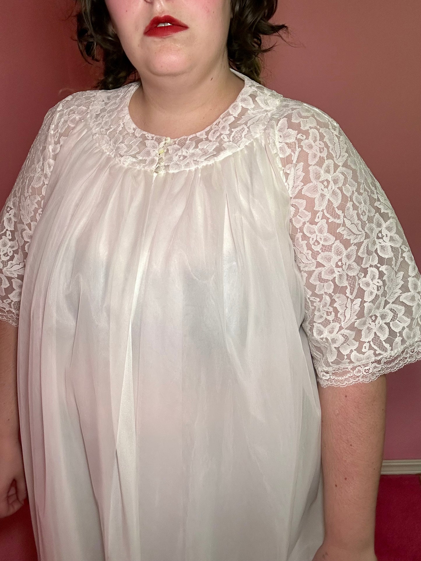 Bridal 60s White Lingerie Set (XL)