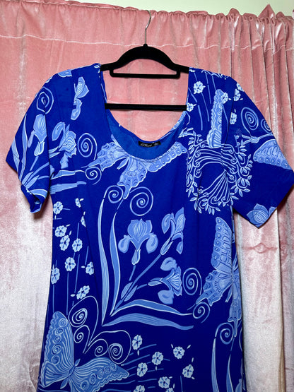 Blue Butterfly Dress (XL)