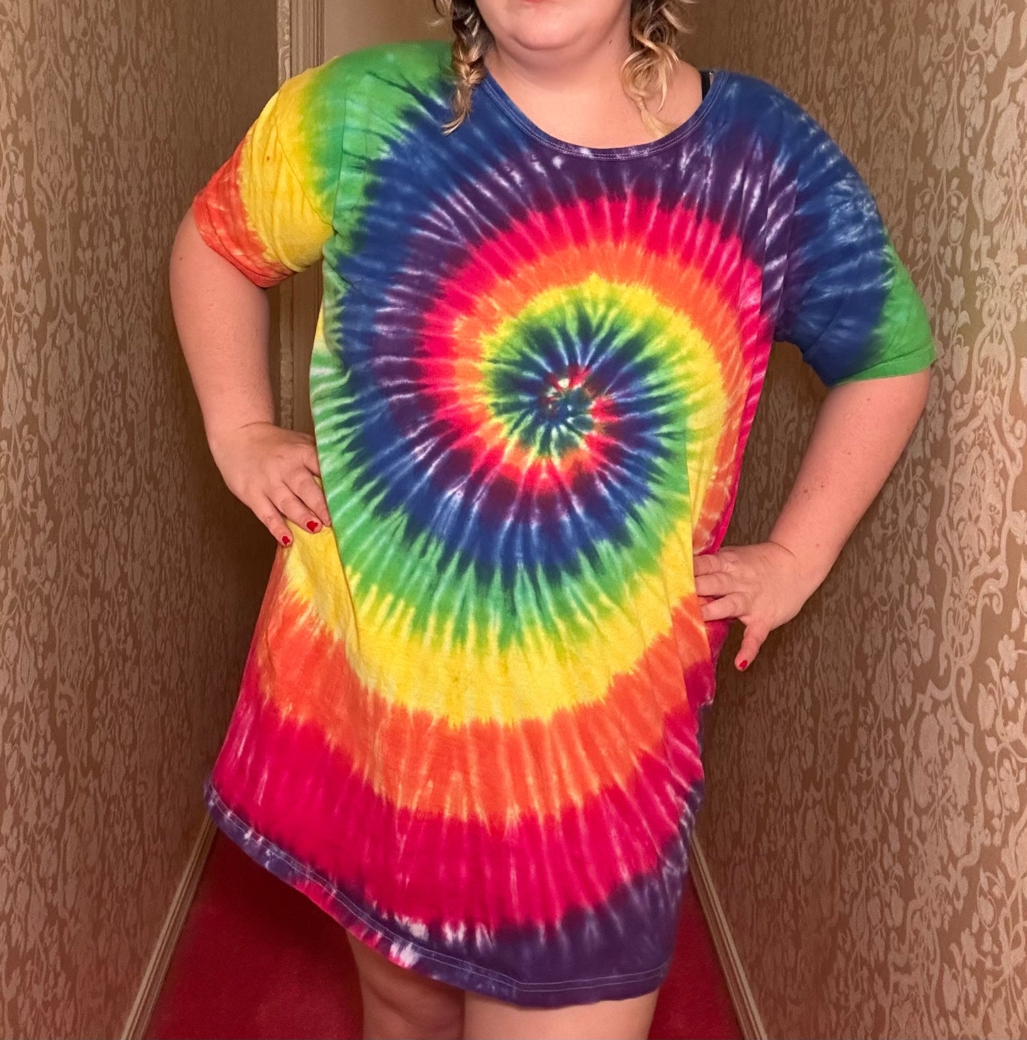 Tie-Dye T-Shirt Dress (OS)