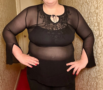 Sheer Boho Black Blouse (16)