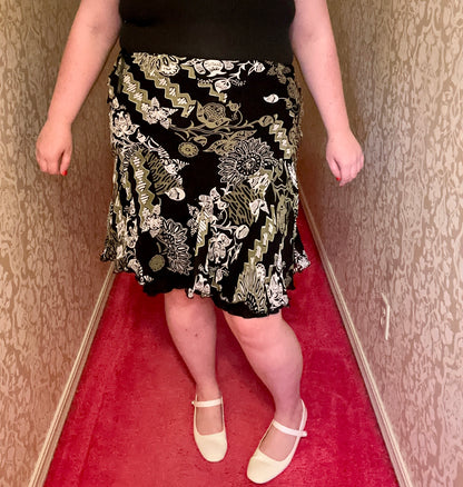Green Floral Fairy Skirt (L)