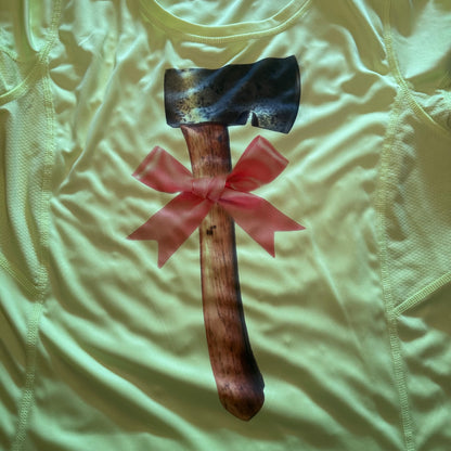Neon Green Hatchet Top (XL)