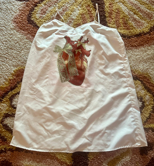 Heart Bow Slip Dress (XXL)