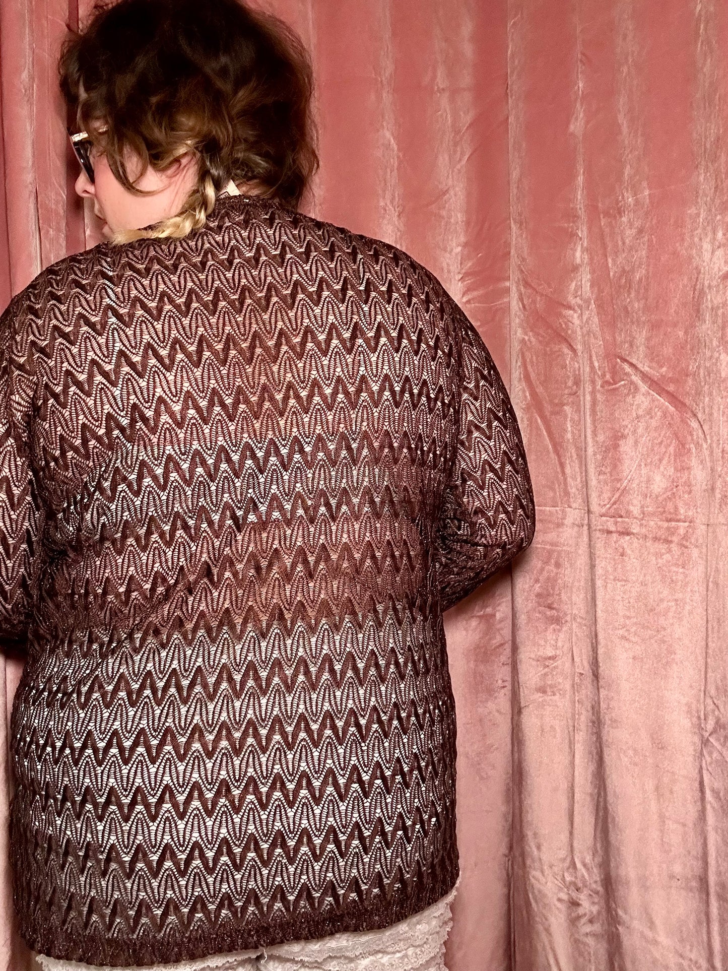 Brown Beach Blouse (16W)