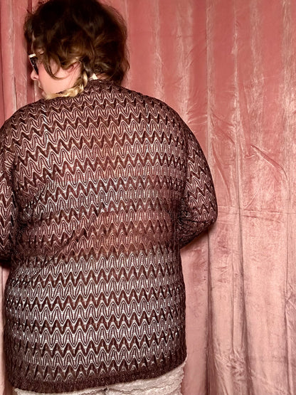 Brown Beach Blouse (16W)