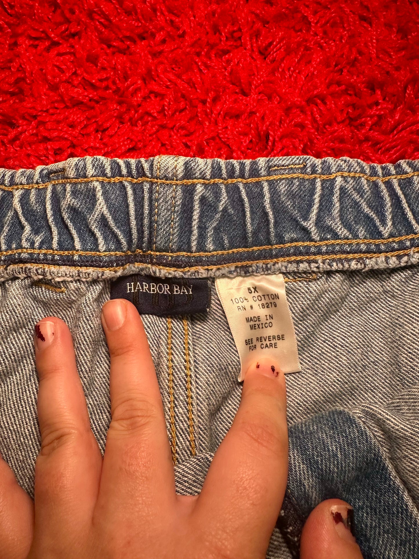 Blue Denim Shorts (5X)
