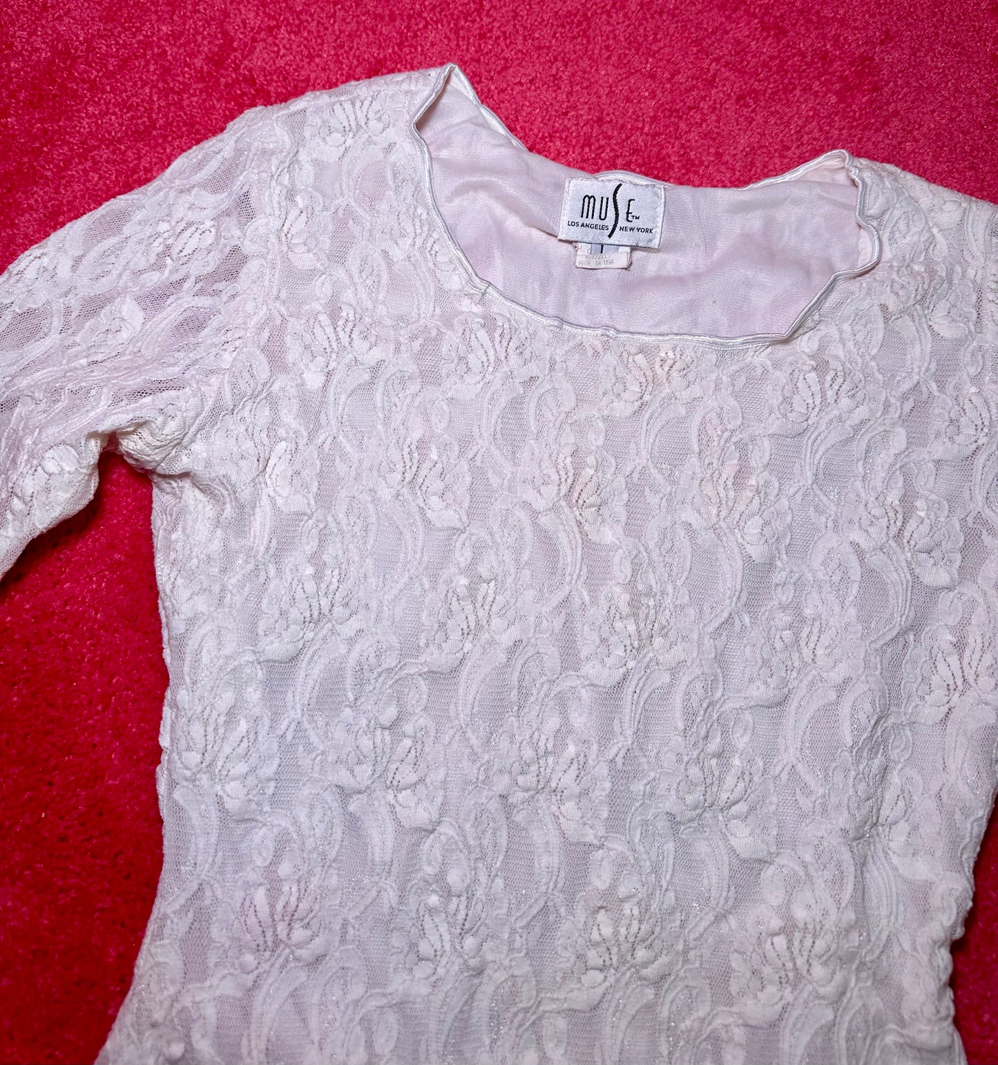 White Lace Bodysuit (L)