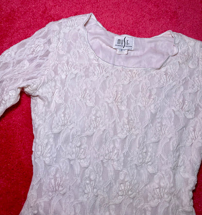 White Lace Bodysuit (L)