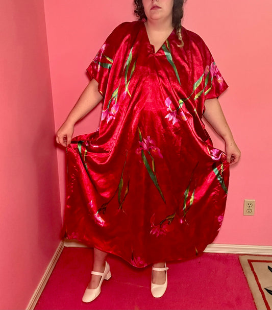 Red Iris Kaftan (OS)