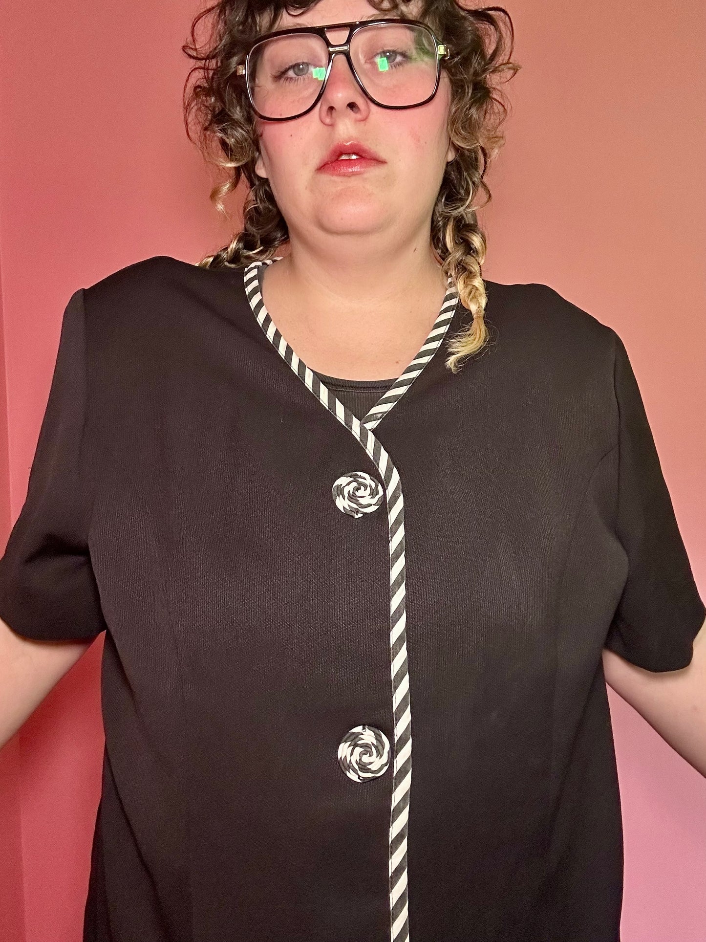 Striped Rose Jacket (2X)