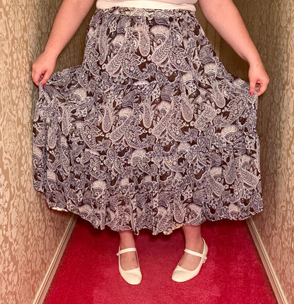 Reversible Blue Chiffon Skirt (16)