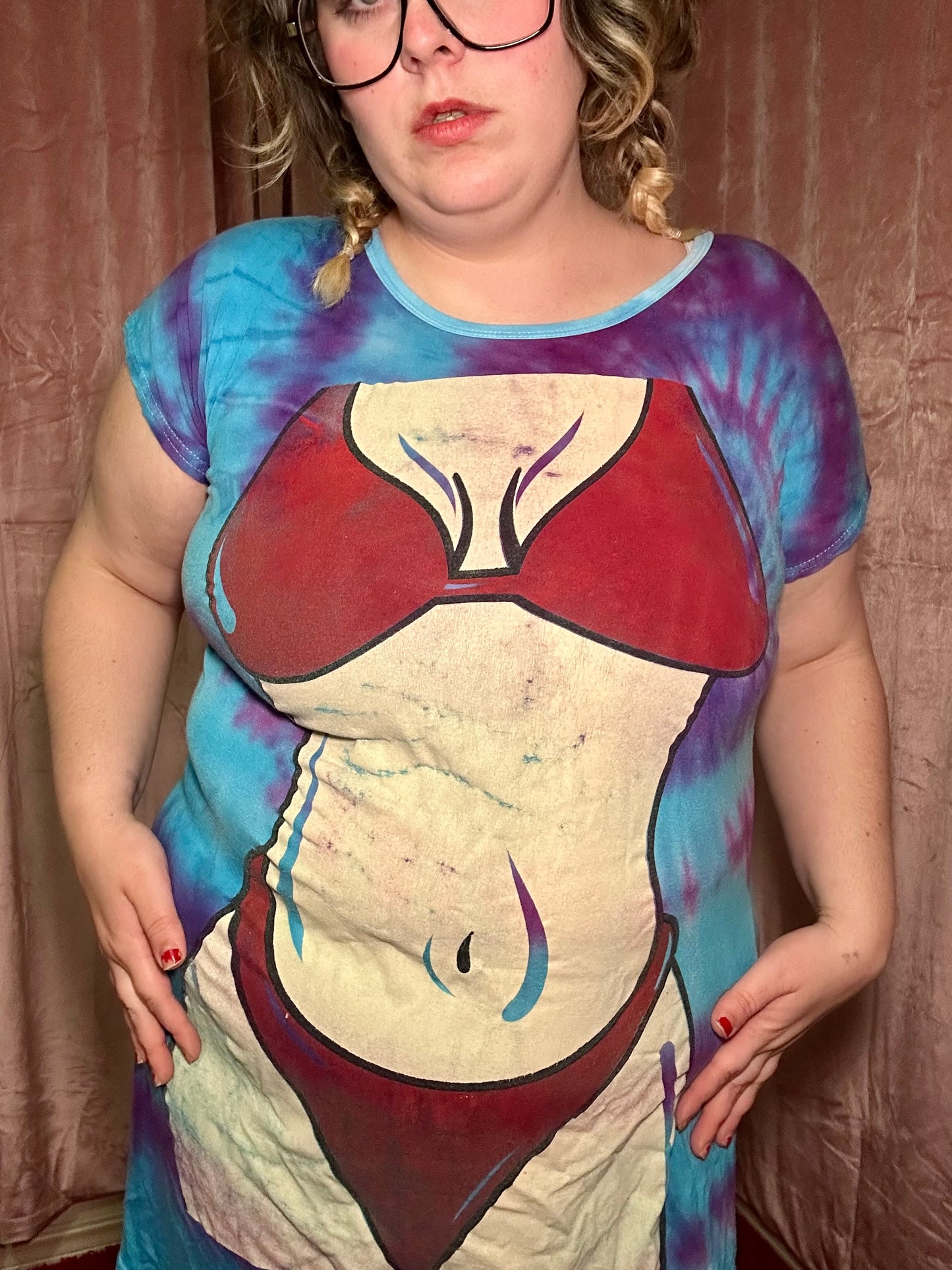 Tie Dye Bikini T-Shirt (OS)
