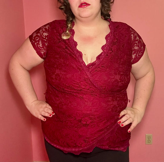 Scarlett Lace Top (XL)