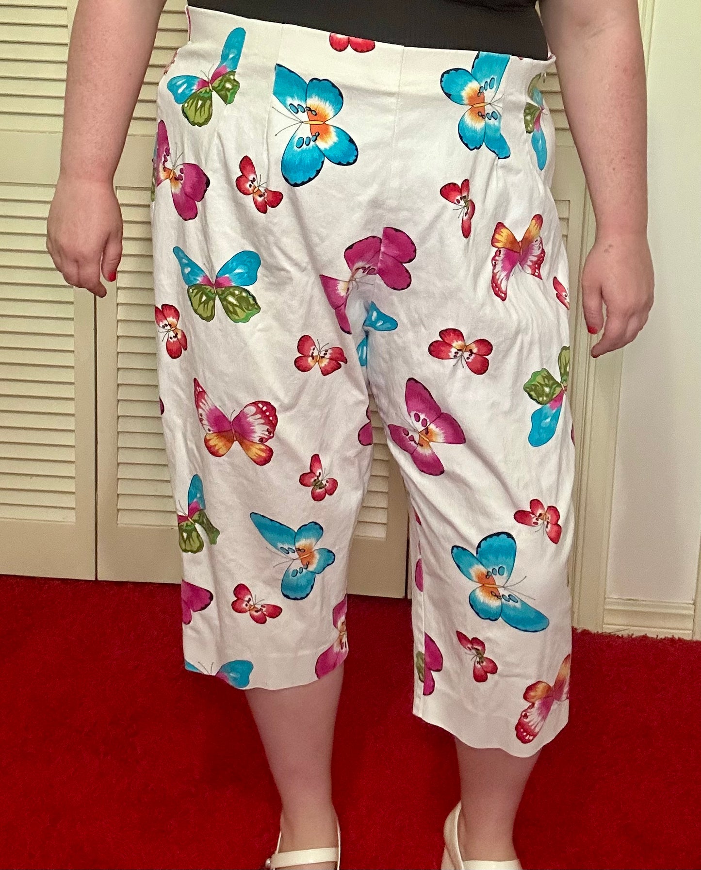 Colorful Butterfly Capris (3X)
