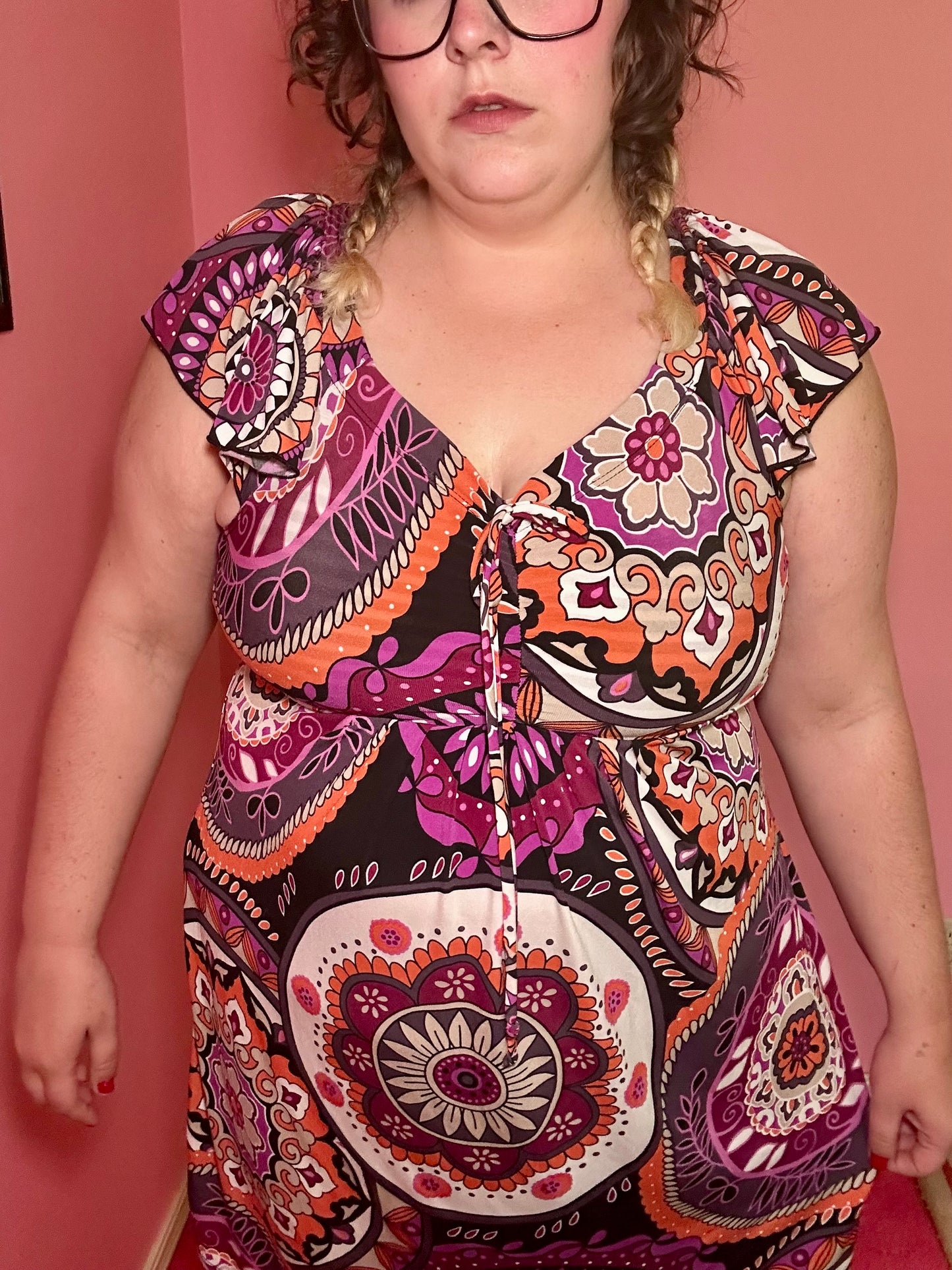 Groovy Y2K Dress (XL)