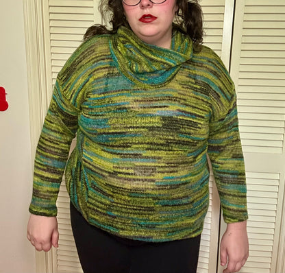Green Striped Sweater (XL)