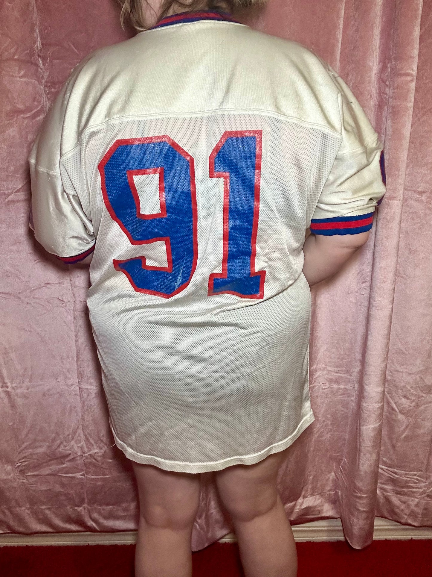Distressed Football Jersey (XXL)