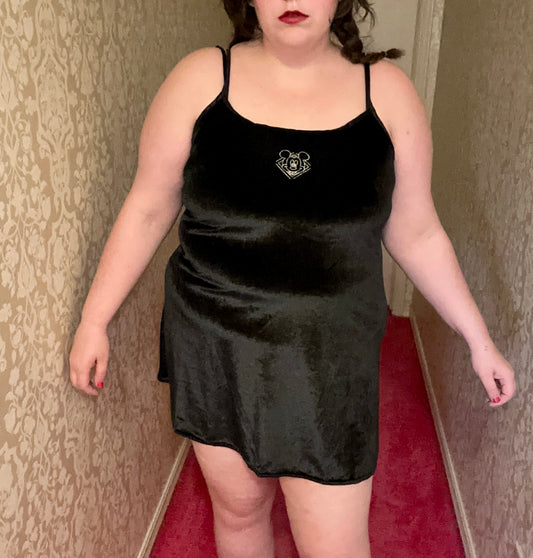 Mickey Mouse Velvet Slip Dress (XL)